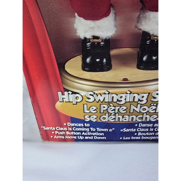 Gemmy Hip Swinging Santa Dances to The Music Of Santa Claus Is Coming To Town - Picture 16 of 16
